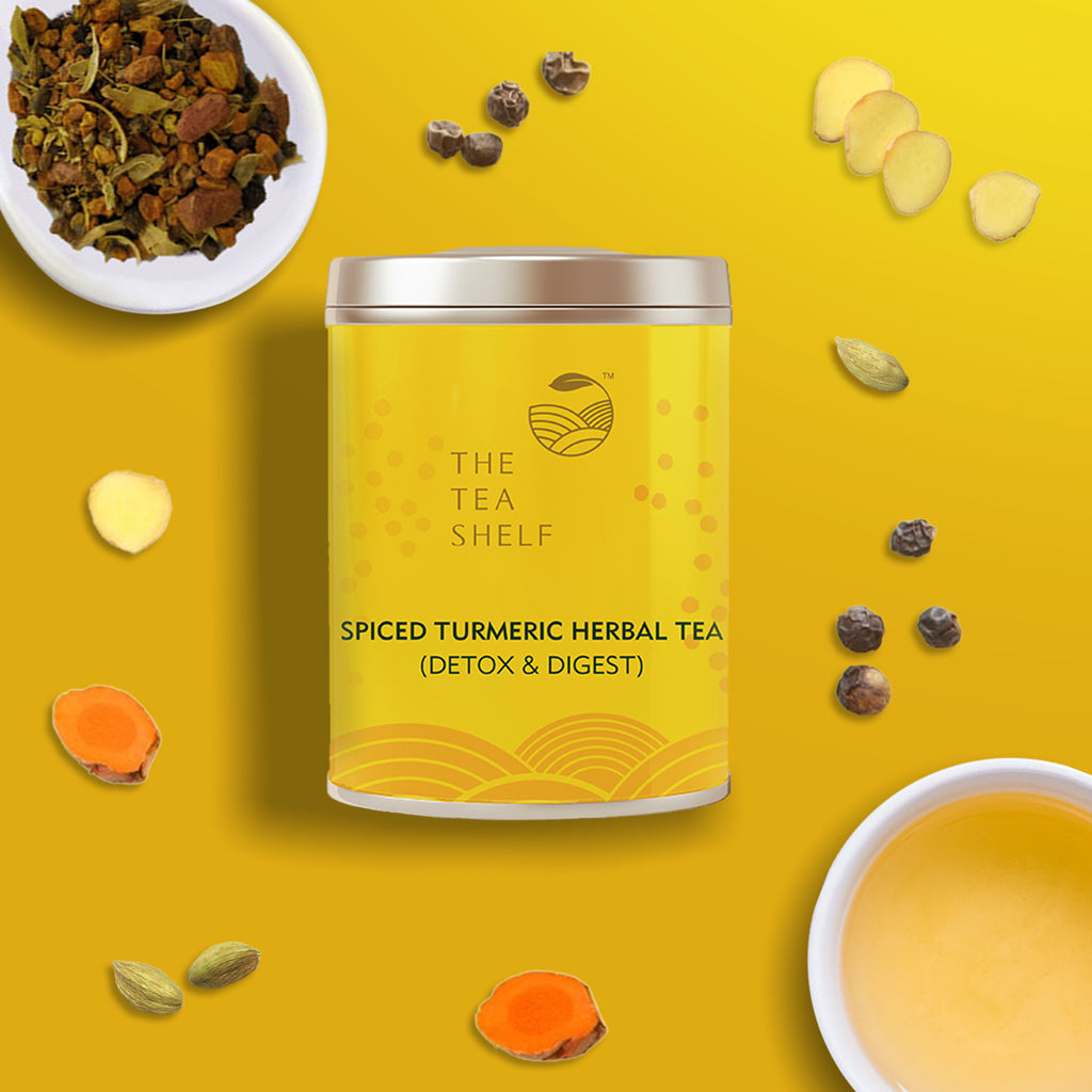 Spiced Turmeric Herbal Tea - The Tea Shelf