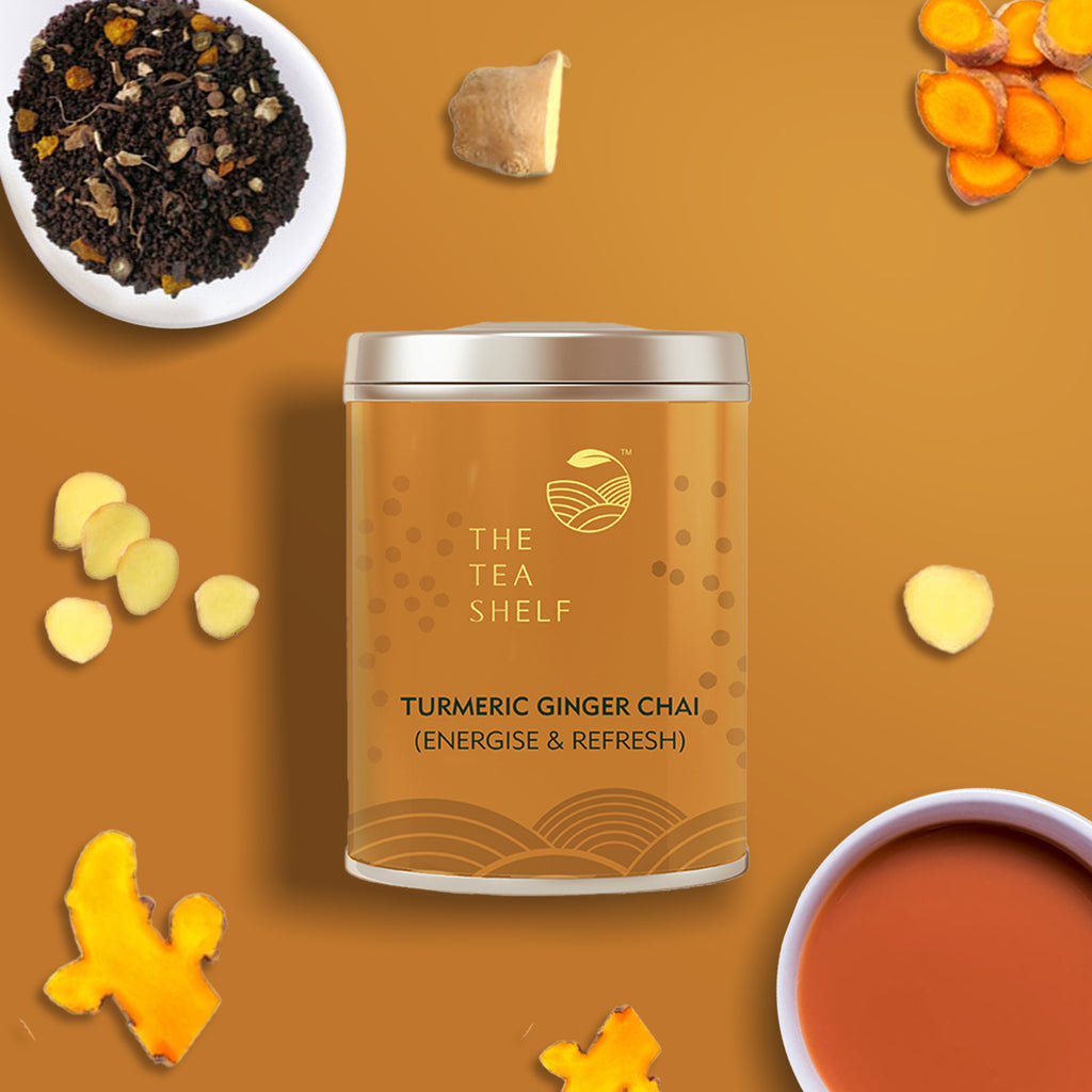Turmeric Ginger Chai Tea - The Tea Shelf