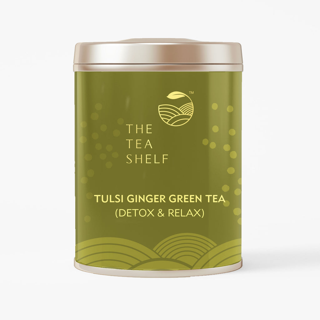 Tulsi Ginger Green Tea - The Tea Shelf