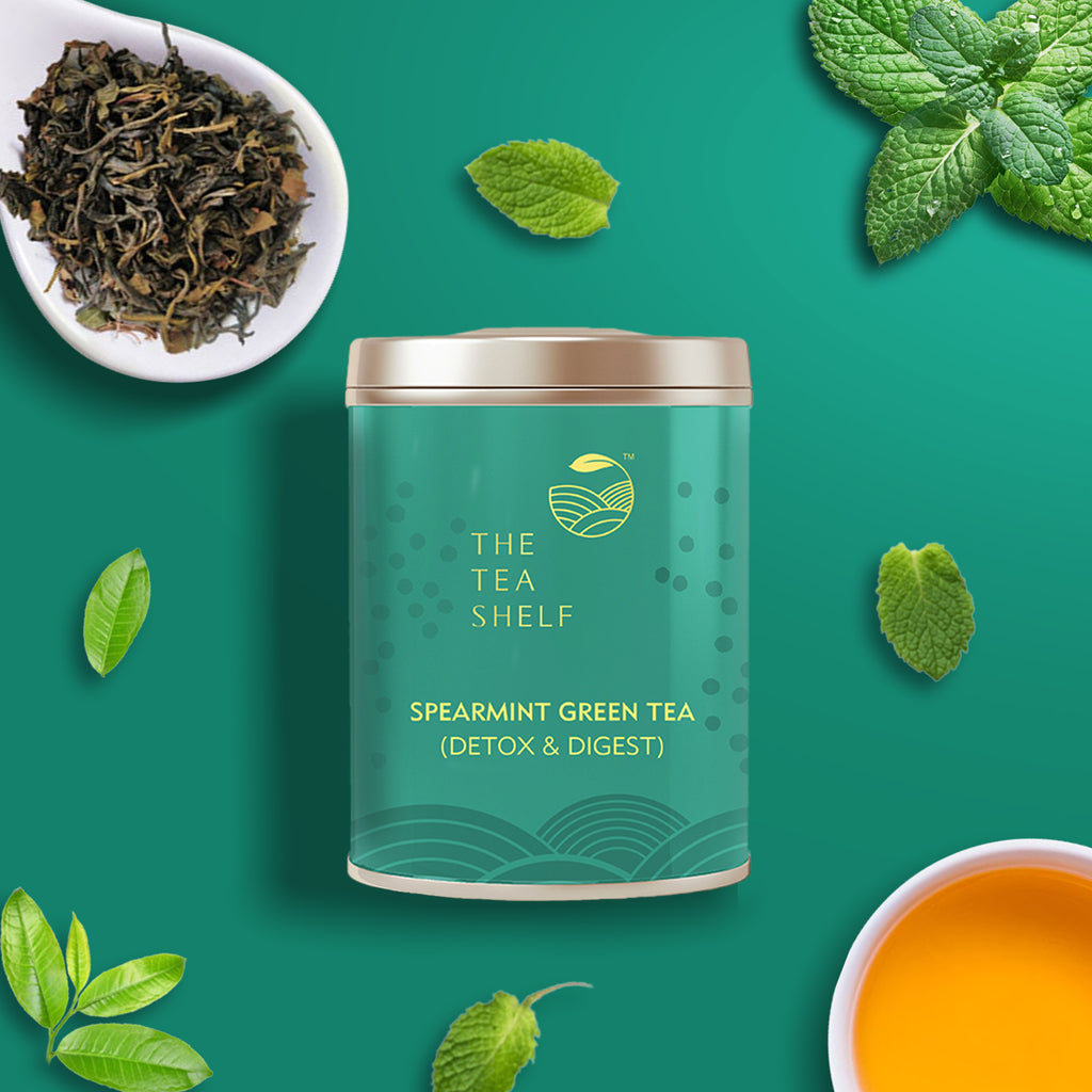 Spearmint Green Tea - The Tea Shelf