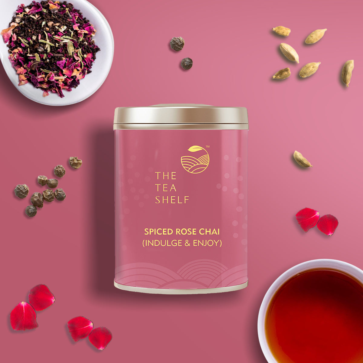 Red Rope Tea Red Rose Spiced Chai Tea